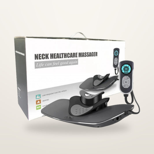 NexStretch NeckNest heated neck massage pillow